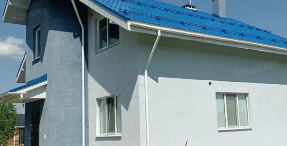 Монтаж снегозадержателей